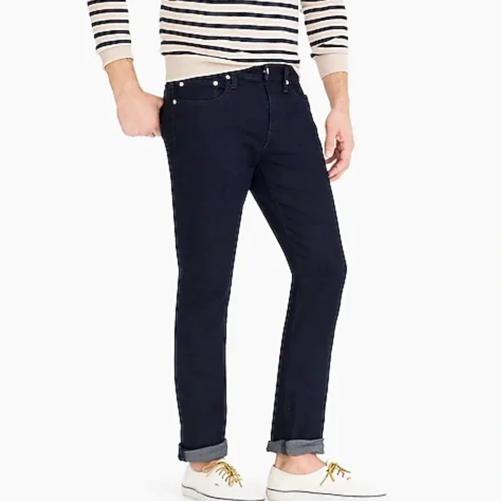 J crew 484 slim fit stretch jeans deep lake wash size 34